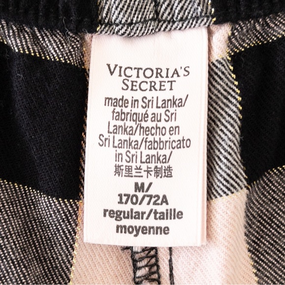 Victoria’s Secret • The Flannel PJ /Pink and Black Shimmer Check - Picture 12 of 14